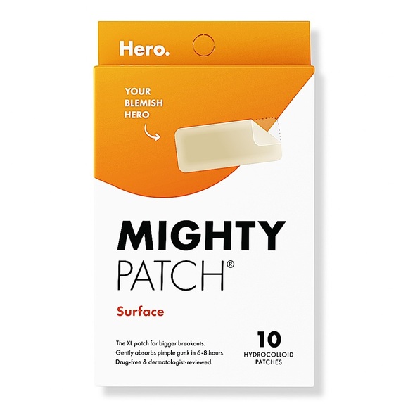 Hero Cosmetics Mighty Patch Surface Hydrocolloid Patches 10 Count - Picture 1 of 3
